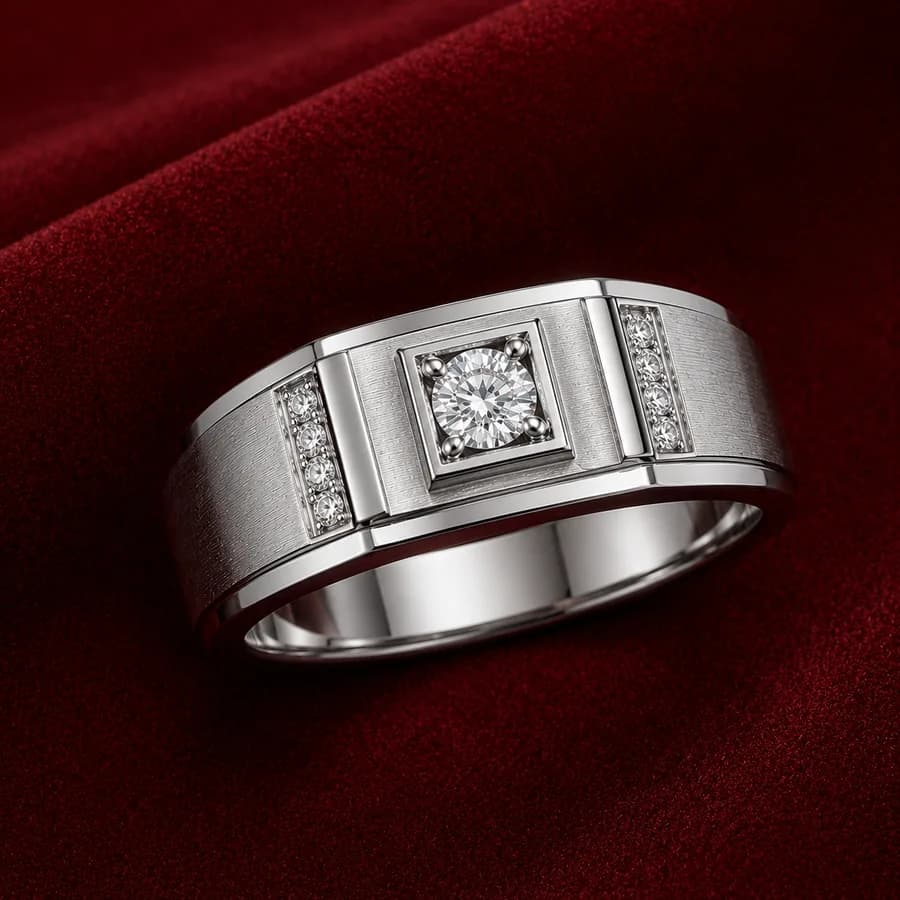 Diamond Gents Ring